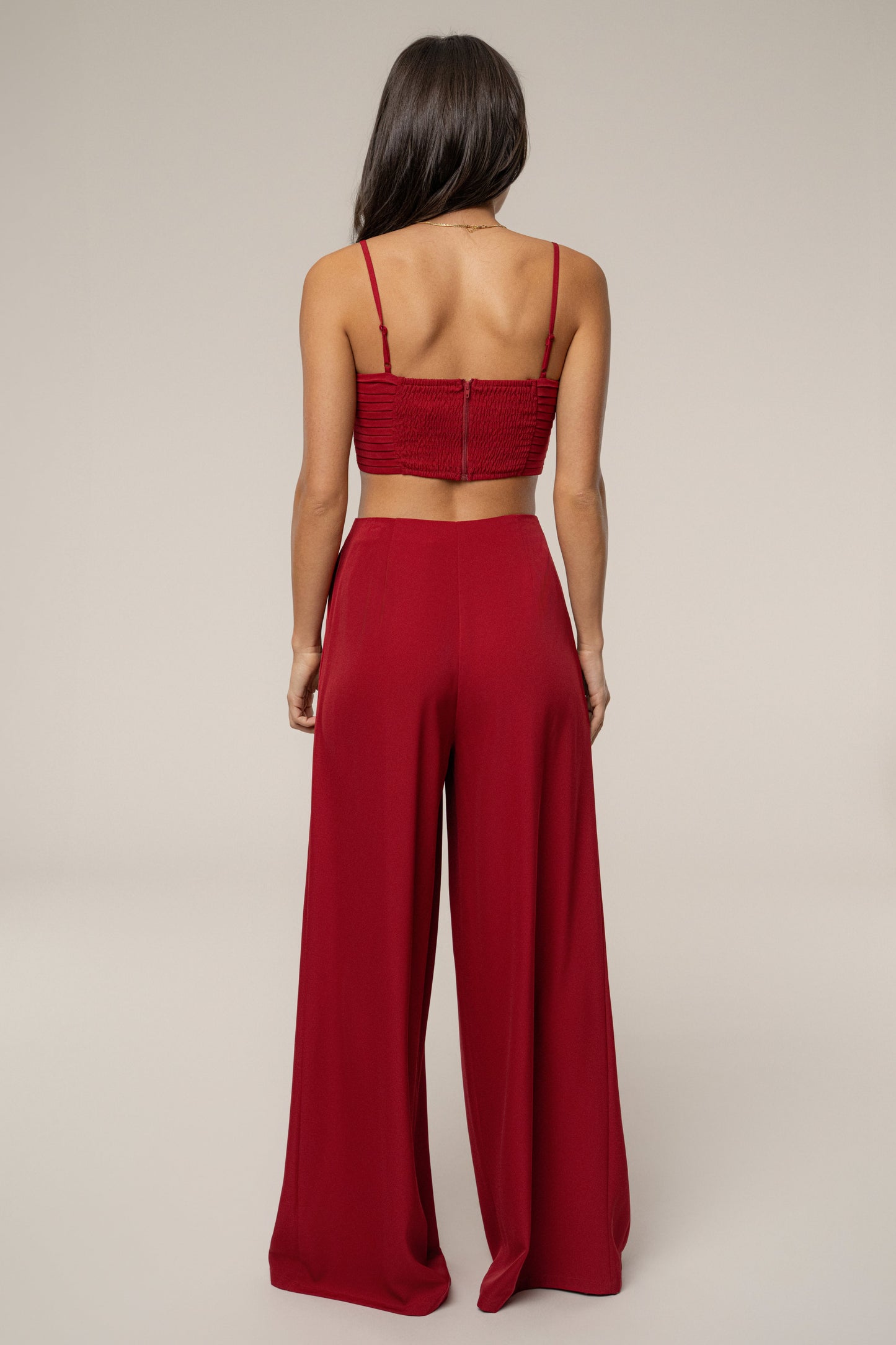 Burgundy Serenade Pant Set JLUXLABEL