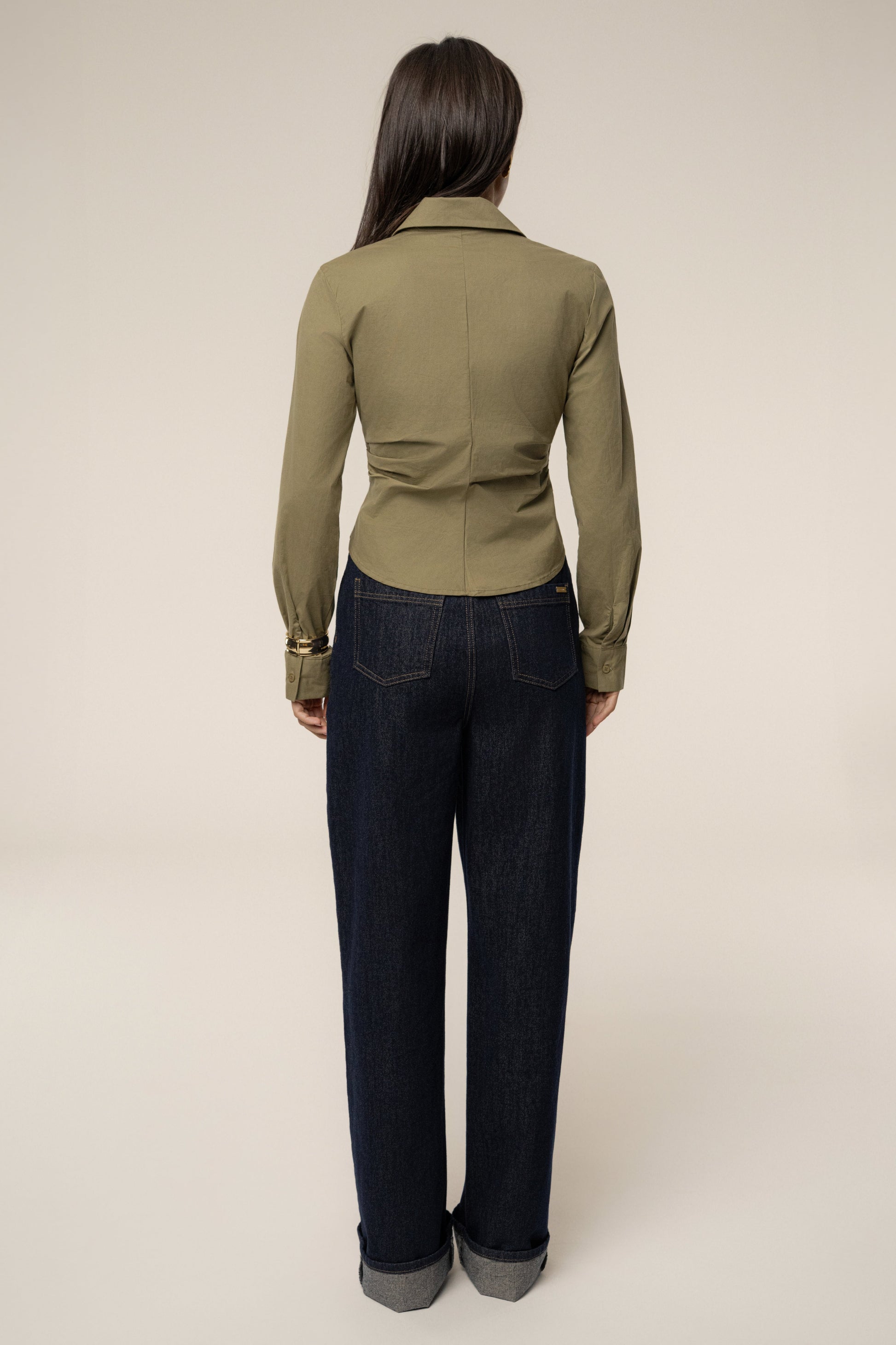 Olive  Sculpt And Form Blouse NEWFASHIONEDGE