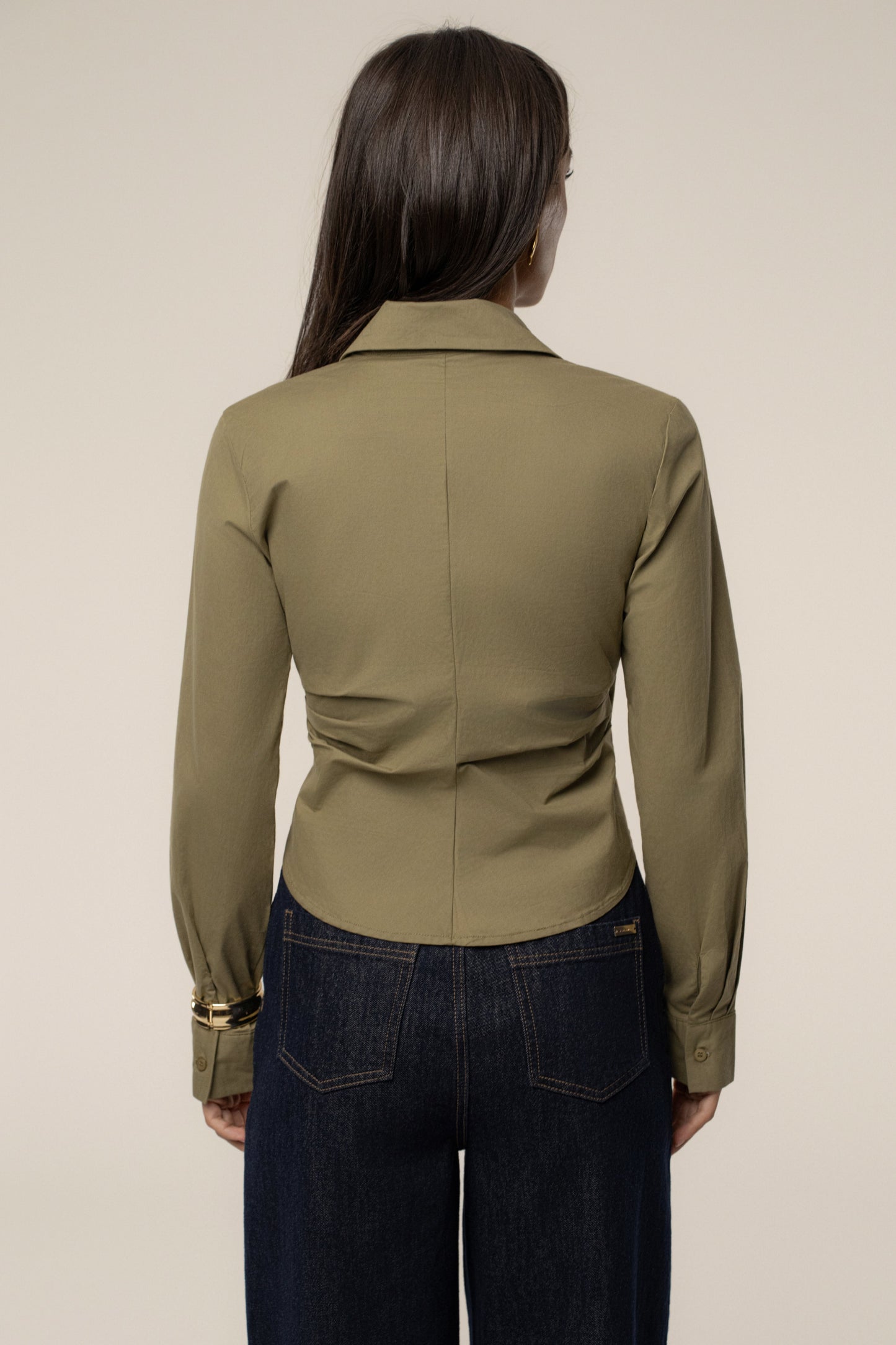 Olive  Sculpt And Form Blouse NEWFASHIONEDGE