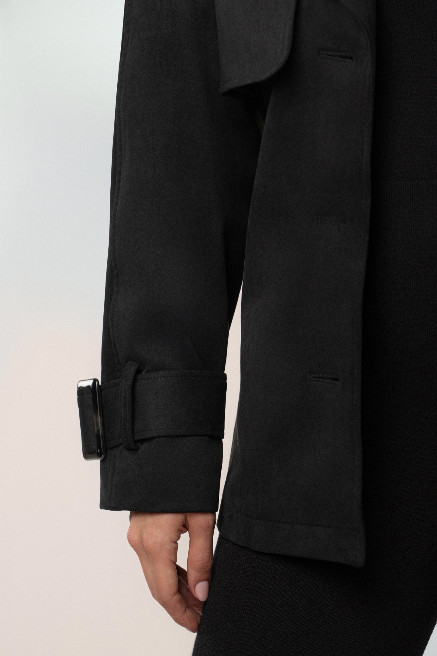 Black Nightfall Suede Jacket JLUXLABEL