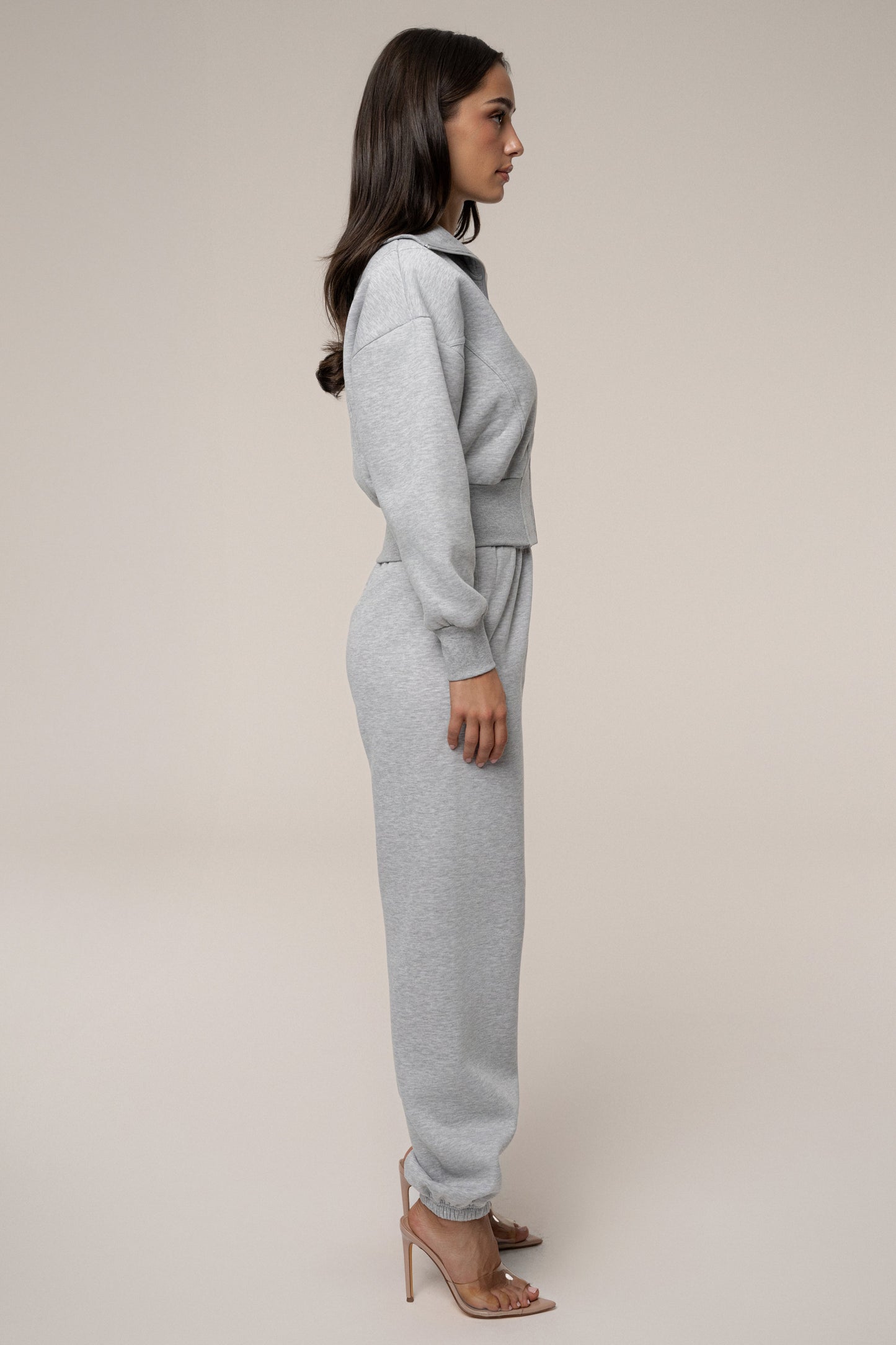 Heather Grey JLUXLABEL Logo Sweatpants JLUXLABEL