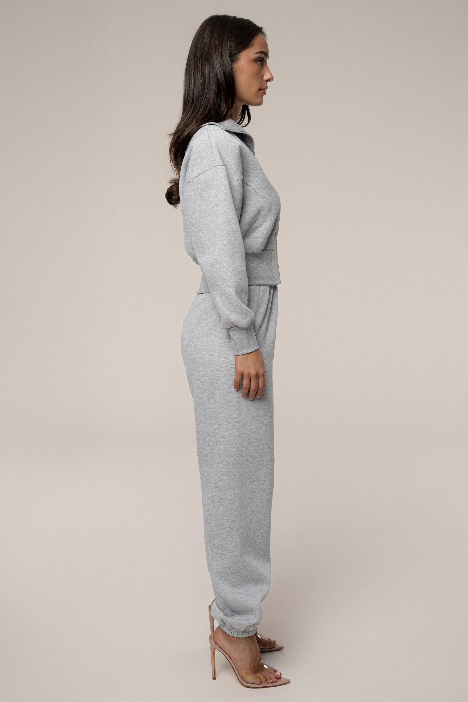 Heather Grey JLUXLABEL Logo Sweatpants JLUXLABEL