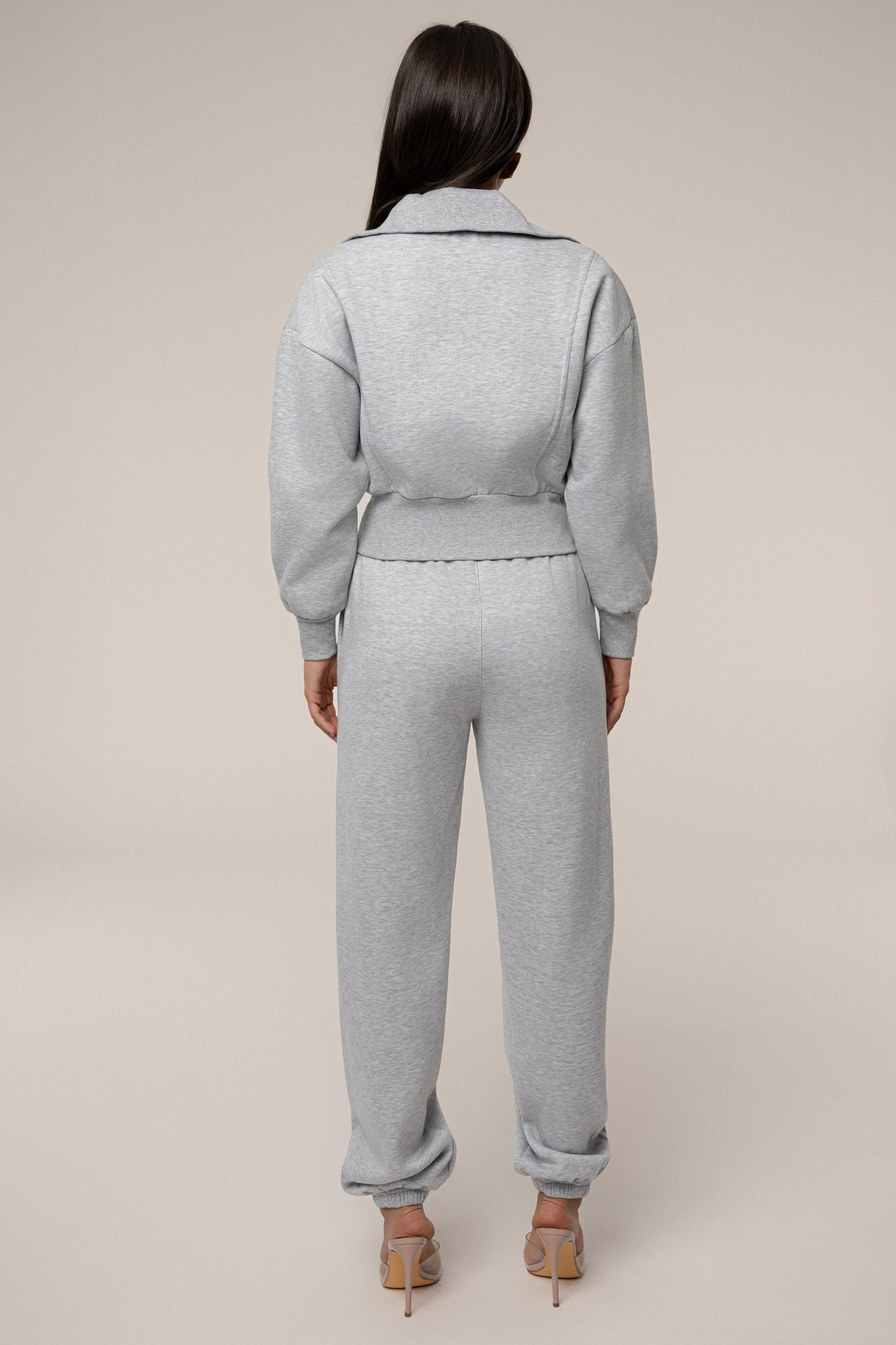 Heather Grey JLUXLABEL Logo Sweatpants JLUXLABEL