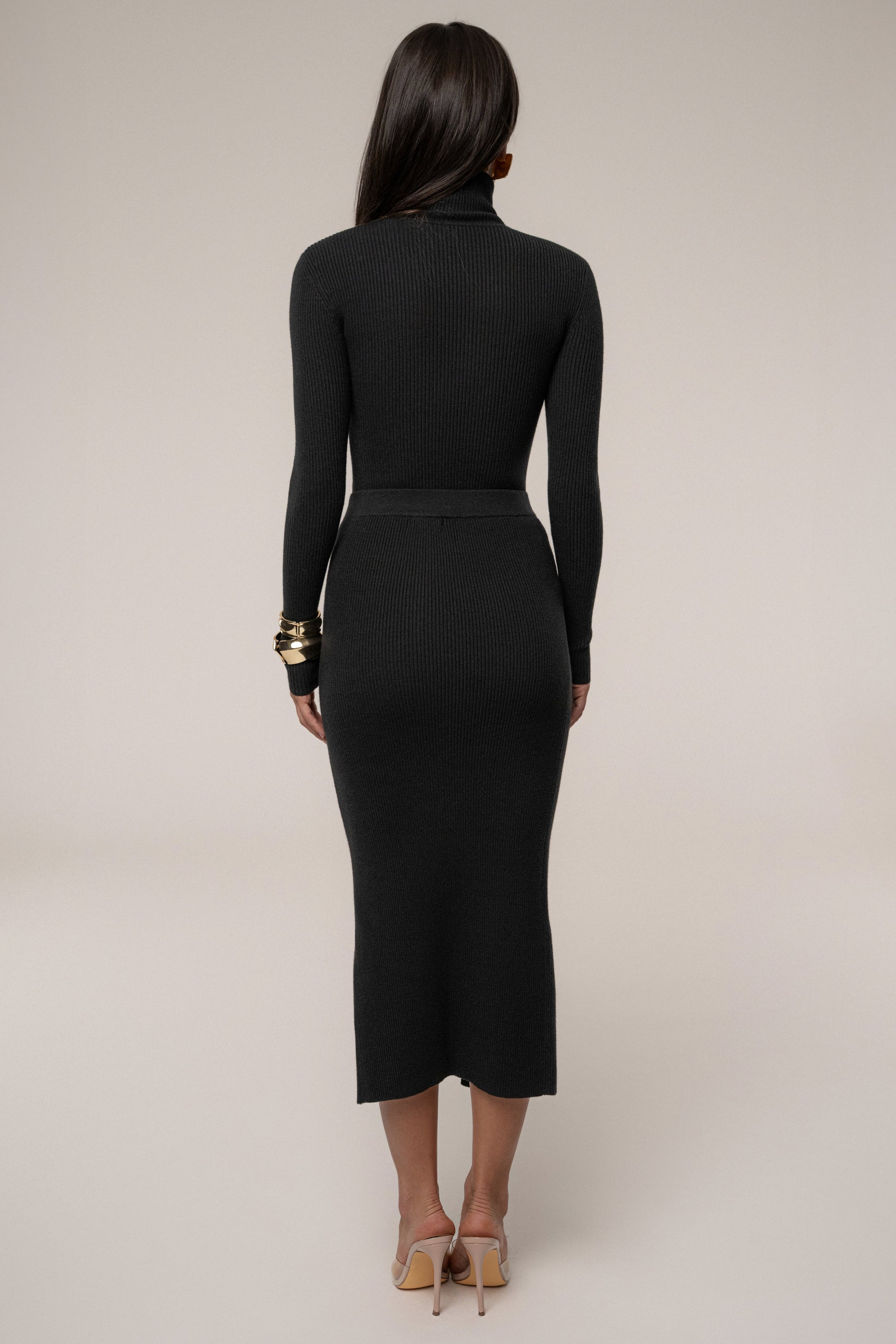 Black Cardinal Essential Knit Skirt JLUXLABEL