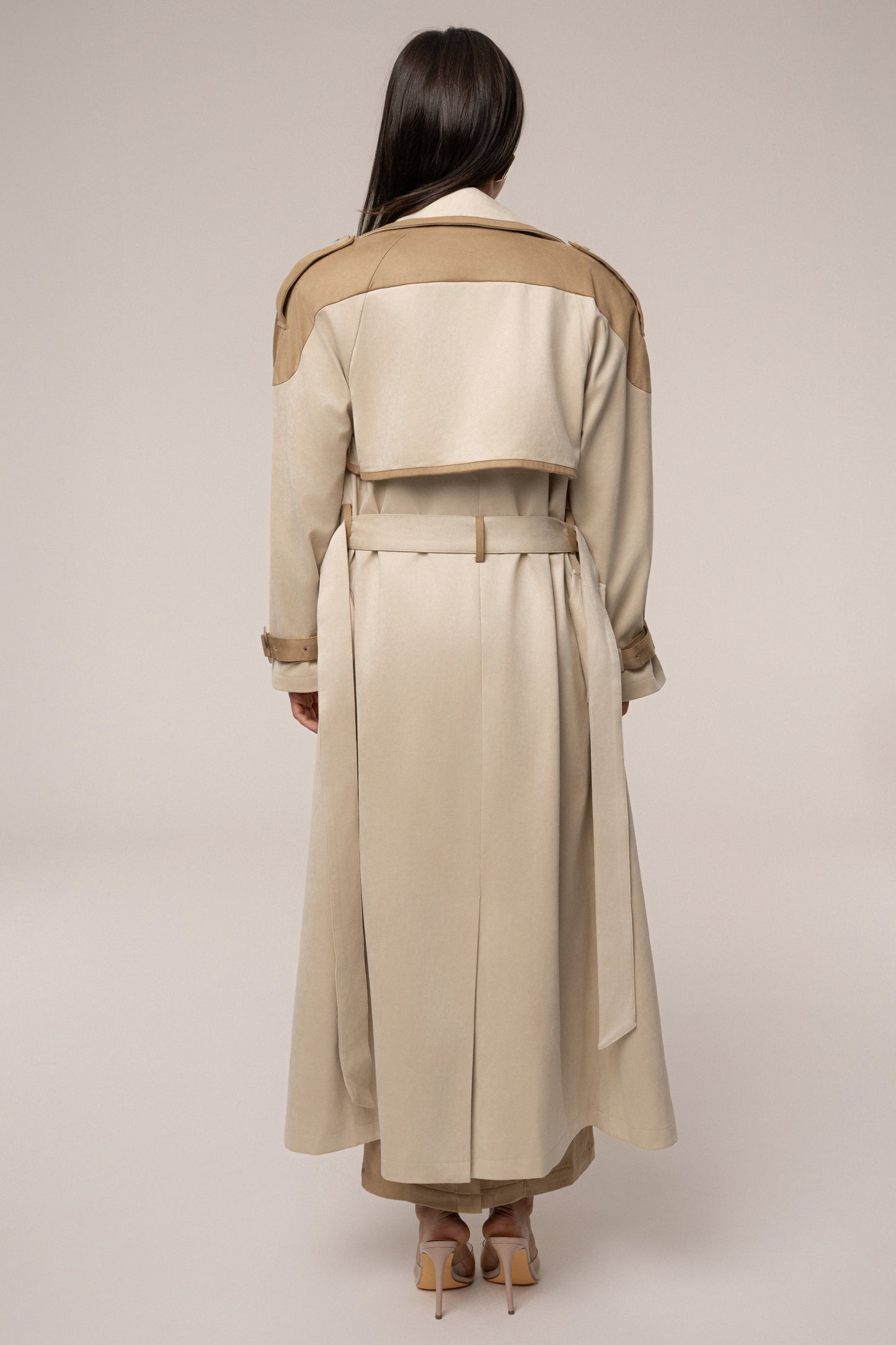 Tan Elite Suede Coat JLUXLABEL