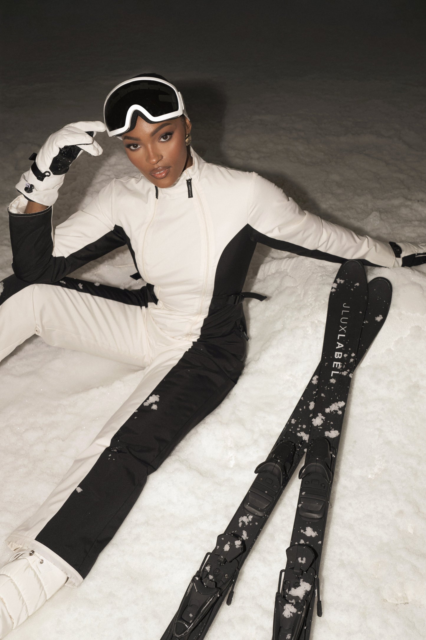 Ivory Polar Escape Ski Suit JLUXLABEL