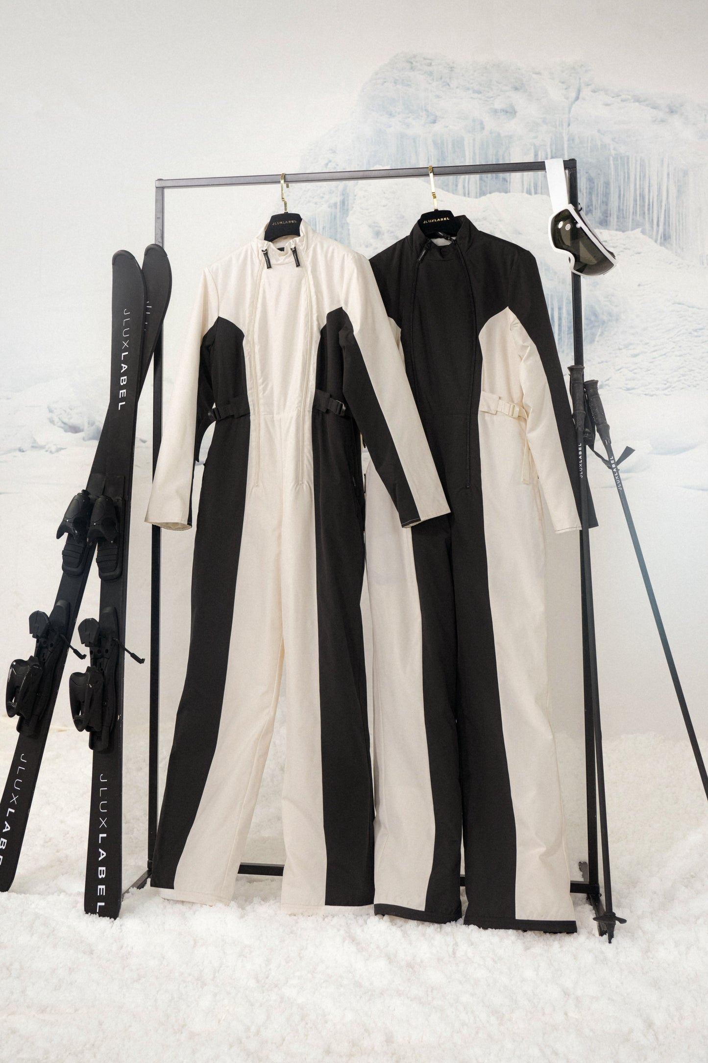 Ivory Polar Escape Ski Suit JLUXLABEL