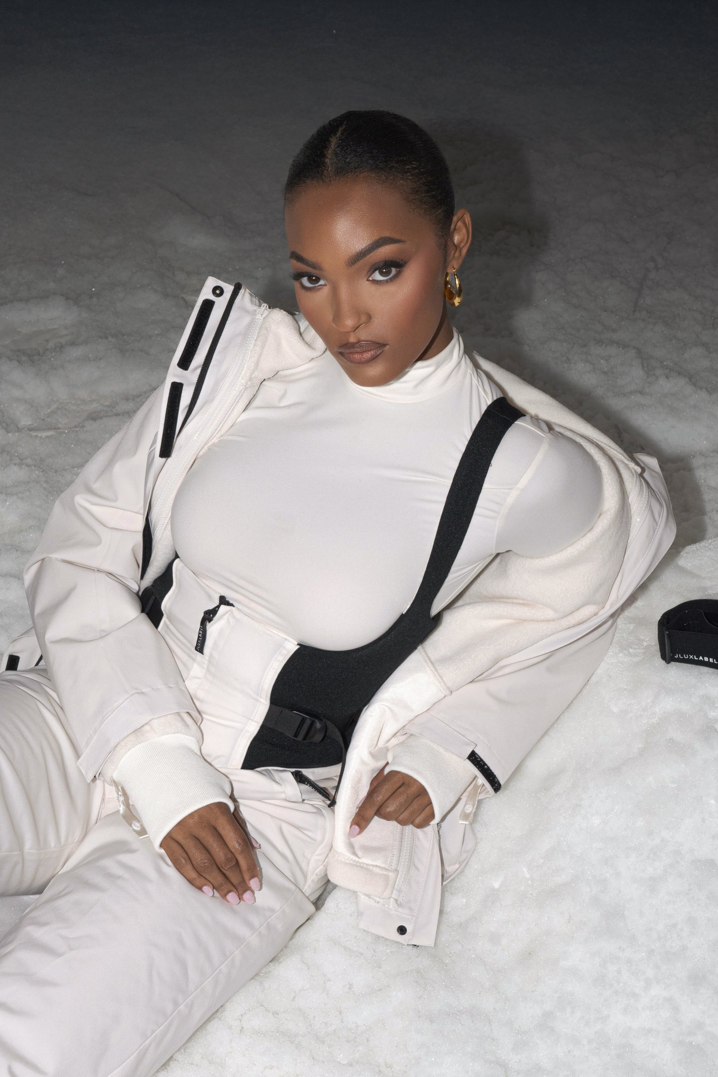 Ivory/Black Highland Jumpsuit JLUXLABEL