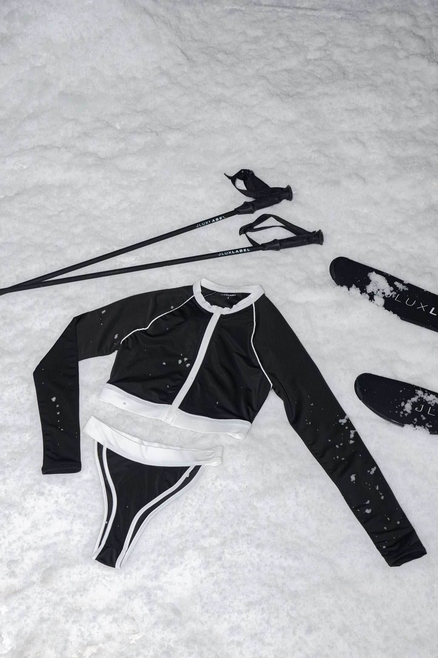 Black/White Contrast Bikini Set JLUXLABEL