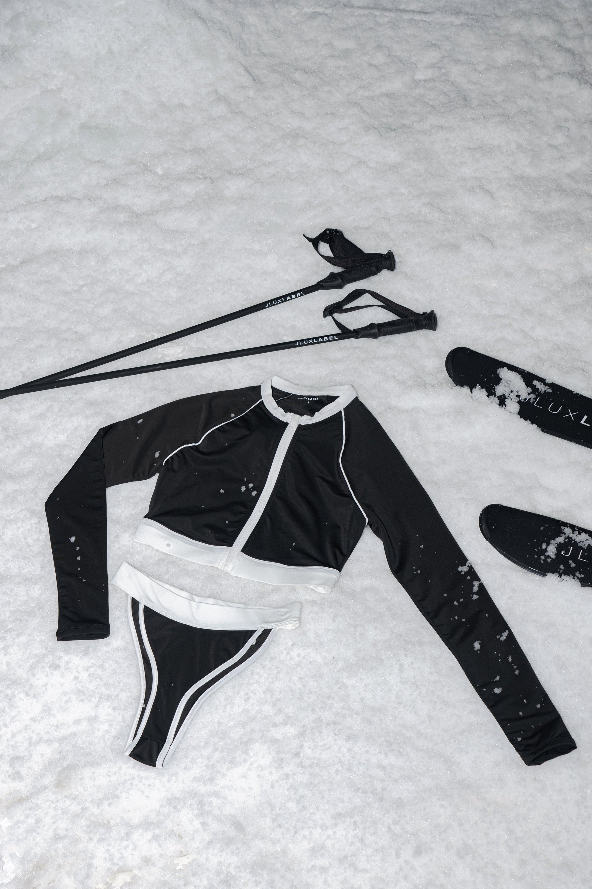 Black/White Contrast Bikini Set JLUXLABEL