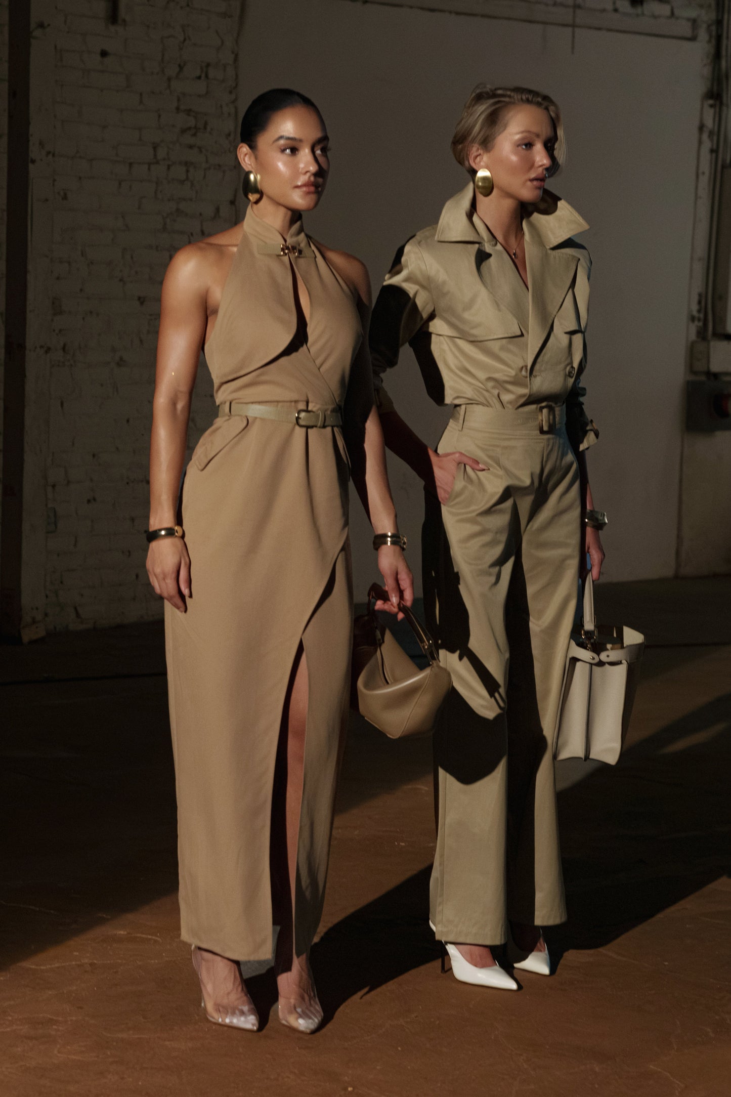 KhaKi Uncharted Belted Trouser NEWFASHIONEDGE