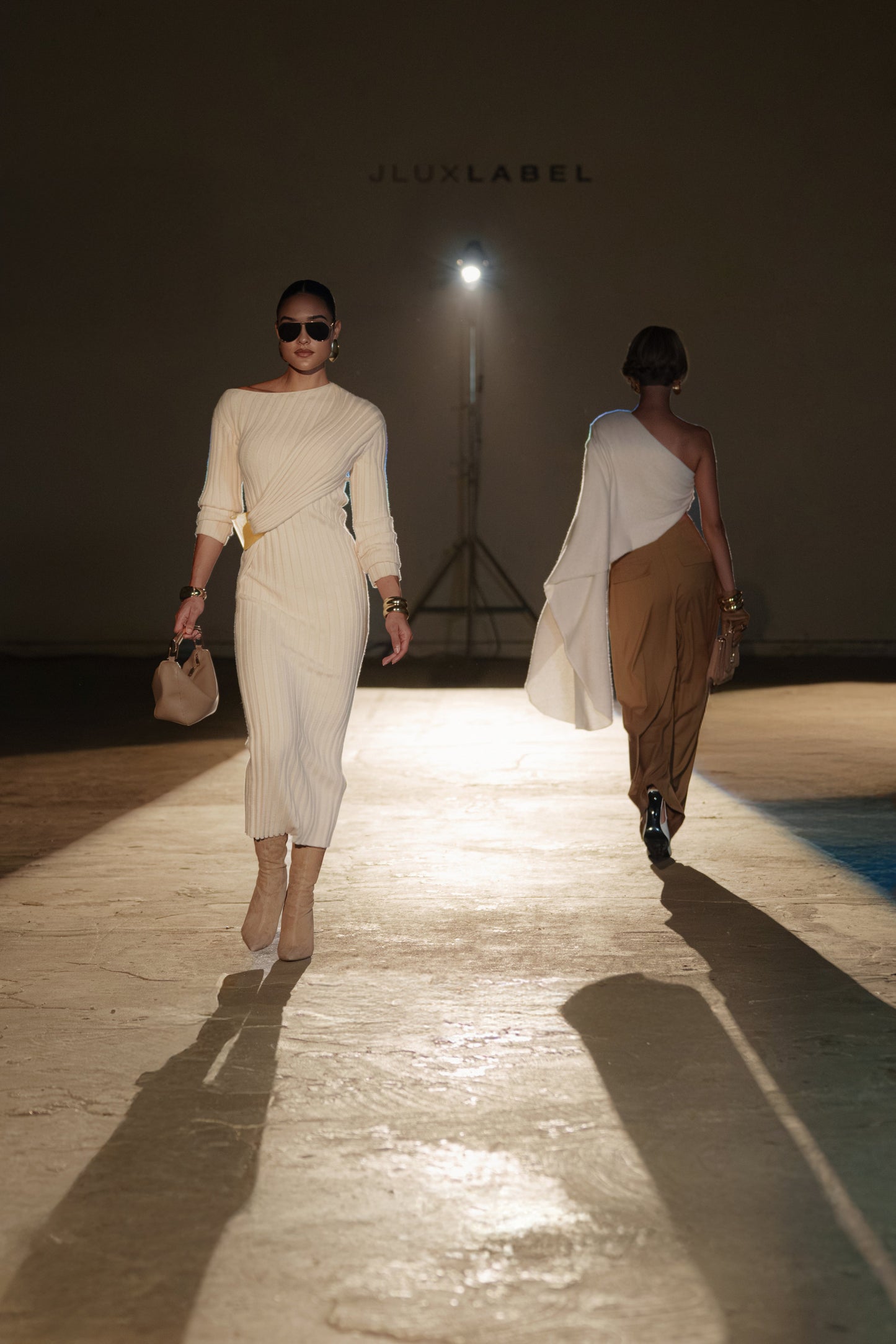 Ivory Auttomn Maxi Dress JLUXLABEL