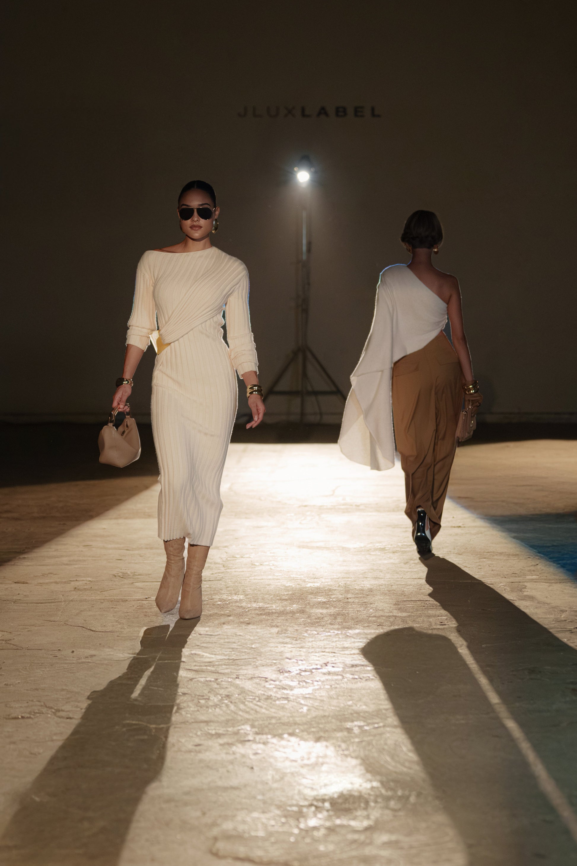 Ivory Auttomn Maxi Dress JLUXLABEL