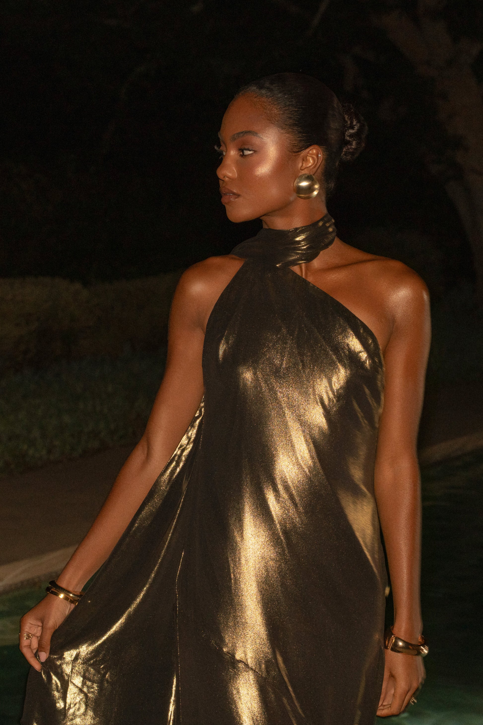Gold Night Of Elegance Maxi Gown JLUXLABEL