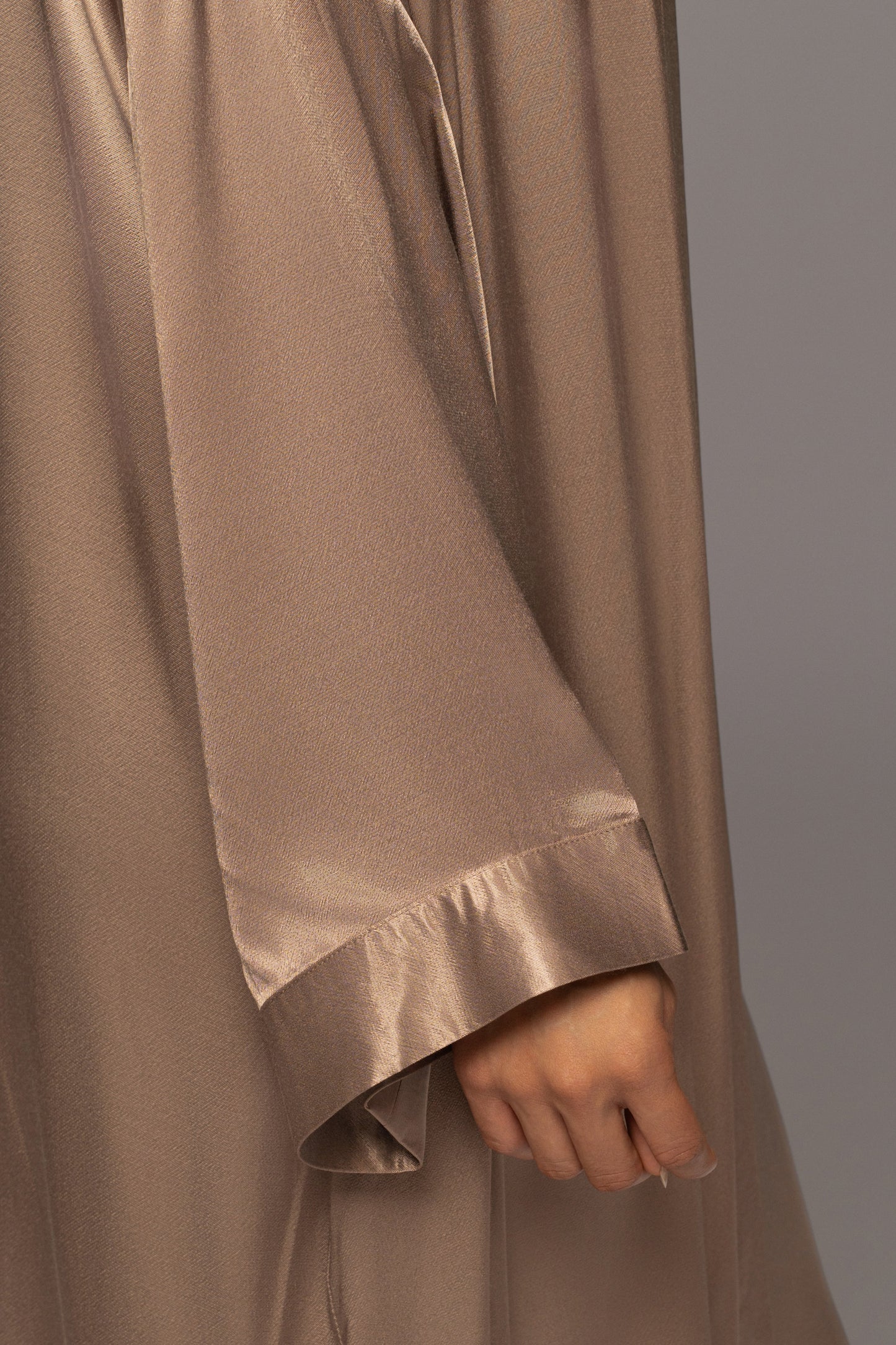 Bronze Forever And Always Satin Robe JLUXLABEL
