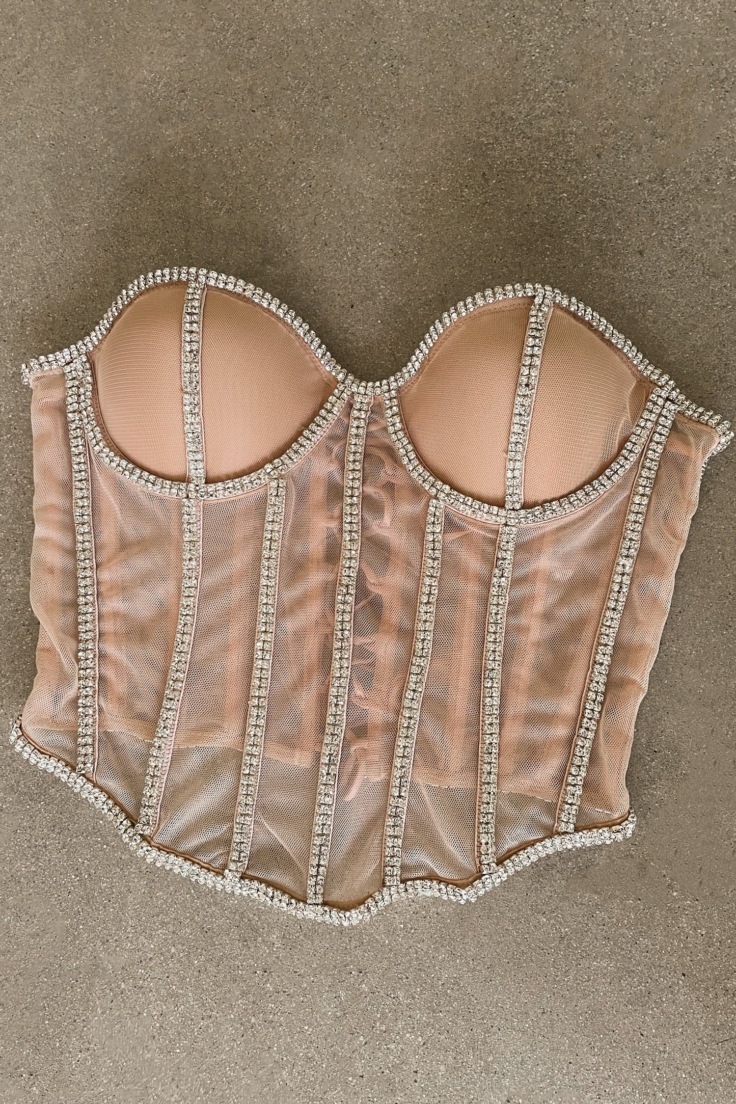 Light Limited Edition Rhinestone Crystal Corset JLUXLABEL